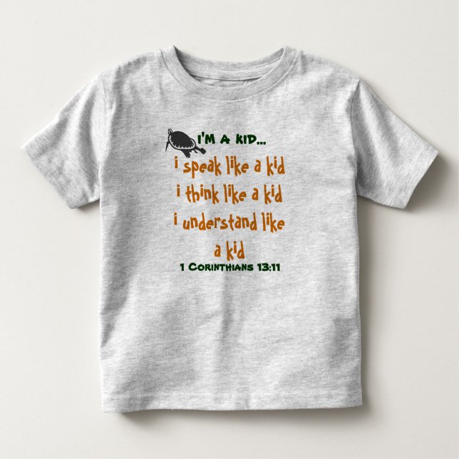 Camiseta Infantil Crianças cristãs (Frente)