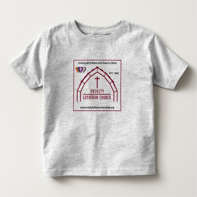 Camiseta Infantil Crianças de Cinzas Trinity Lutheran (Frente)