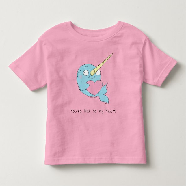 Camiseta Infantil Crianças Dias de os namorados Narbalas (Frente)