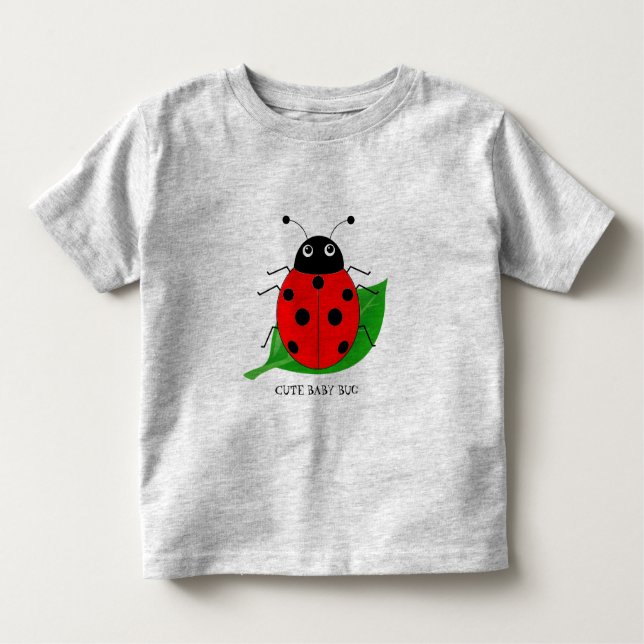 Camiseta Infantil Crianças Enxerta-d-água em folha verde (Frente)