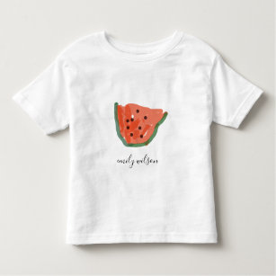 Camiseta Infantil Crianças Modernas Desenharam Fruta Vermelha De Mel