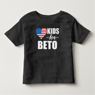 Camiseta Infantil Crianças para o Governador Beto O'Rourke no Texas