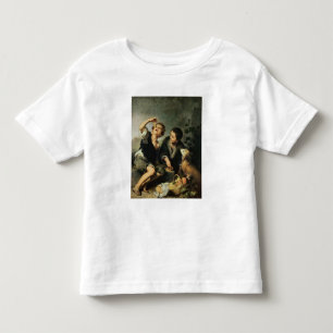 Camiseta Infantil Crianças que comem uma torta, 1670-75