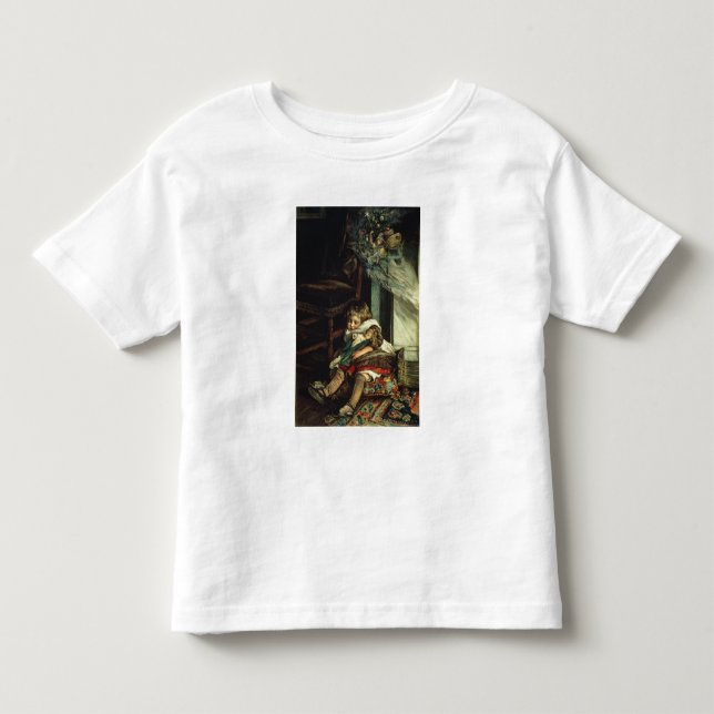 Camiseta Infantil Crianças sonhando com brinquedos (Frente)