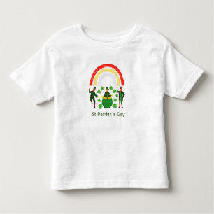 Camiseta Infantil Crianças Toddler Leprechaun Dia de São Patrício Do