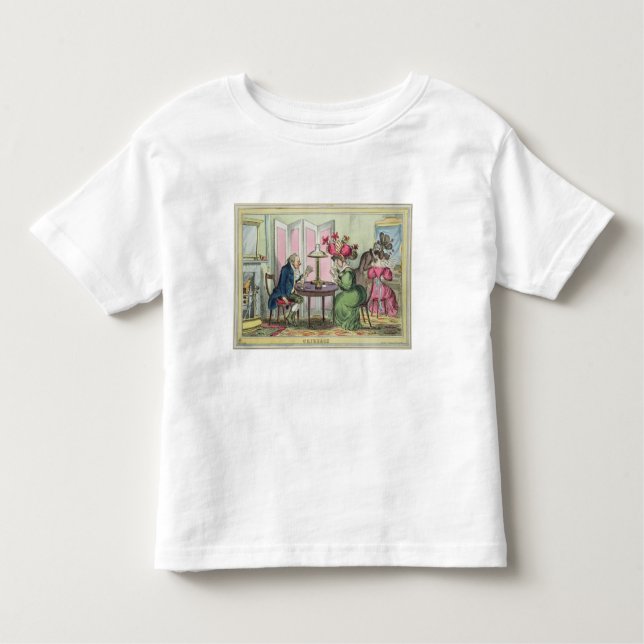 Camiseta Infantil Cribbage, publicado por Thomas McLean, Londres (Frente)