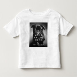 Camiseta Infantil Crie sua foto simples do Solteiro e texto personal