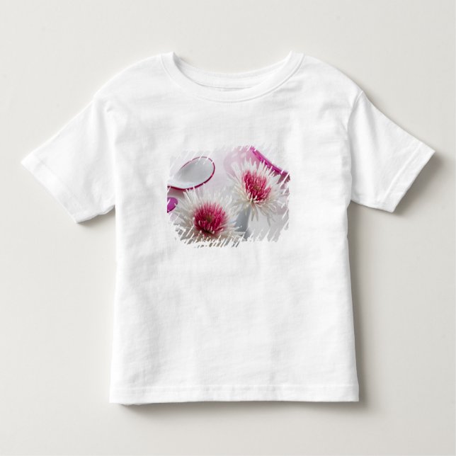 Camiseta Infantil Crisântemos (Frente)