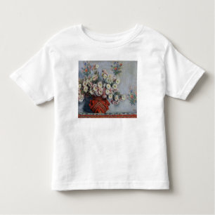 Camiseta Infantil Crisântemos de Claude Monet  , 1878