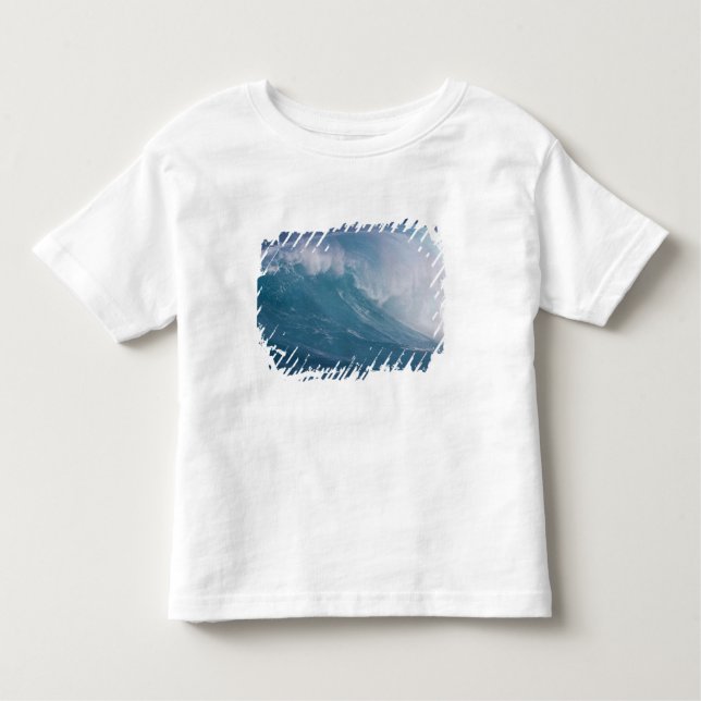 Camiseta Infantil Crise de onda azul, Maui, Havaí, EUA (Frente)