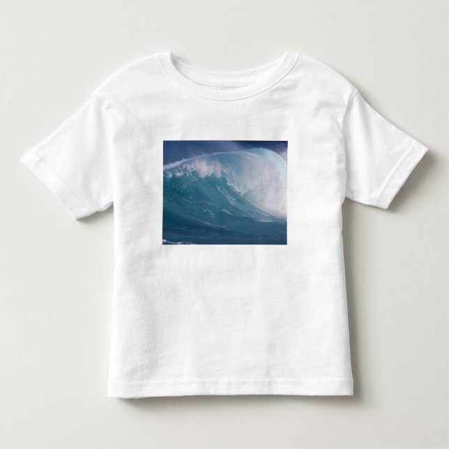 Camiseta Infantil Crise de onda azul, Maui, Havaí, EUA (Frente)