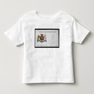 Camiseta Infantil Crista do rei do Reino Unido do excelente B
