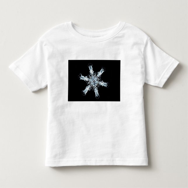 Camiseta Infantil Cristal estelar da neve (Frente)