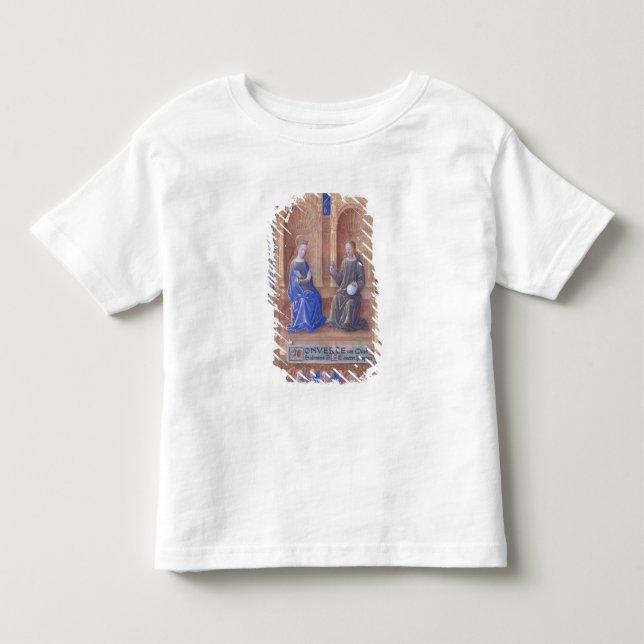Camiseta Infantil Cristo e a Virgem Maria Enthroned (Frente)