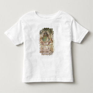 Camiseta Infantil Cristo na majestade com os quatro símbolos