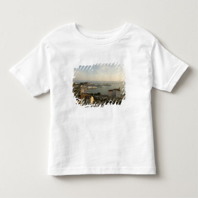 Camiseta Infantil Croácia, Dalmácia, Split. Vista de Riva (Frente)