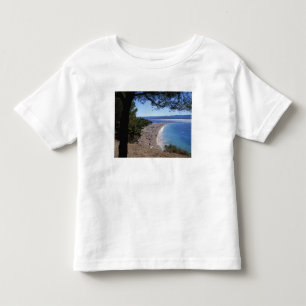 Camiseta Infantil Croácia, Ilha Brac, Bol, Cabo Beach Ouro