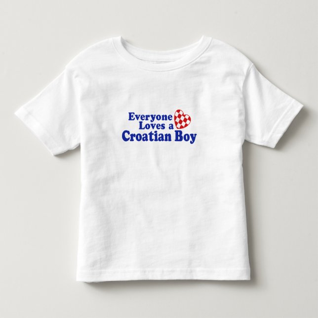 Camiseta Infantil Croata Boy (Frente)