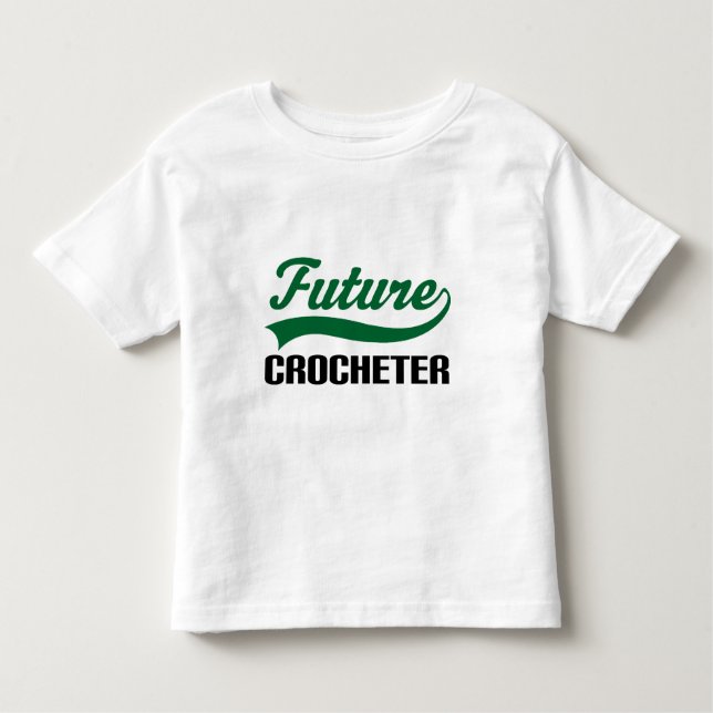 Camiseta Infantil Crocheter (futuro) (Frente)