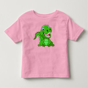 Camiseta Infantil Crocodilo Sorridente Cartoon-64836