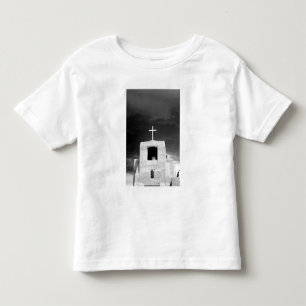 Camiseta Infantil Cruz na igreja mais antiga, San Miguel, Santa Fe,