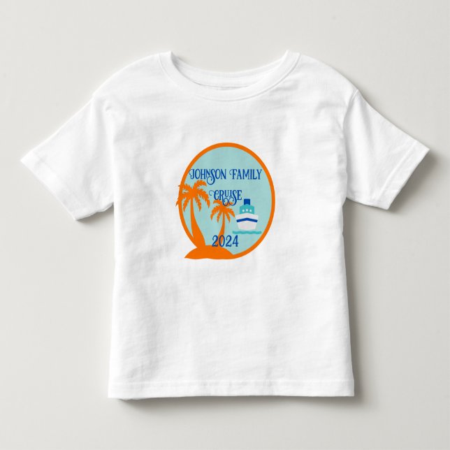 Camiseta Infantil Cruzeiro Familiar Personalizado (Frente)