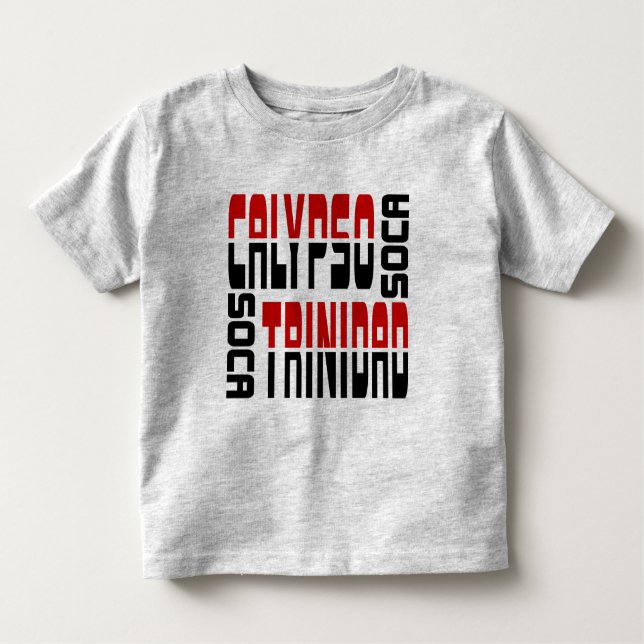 Camiseta Infantil Cubo de Soca do calipso de Trinidad (Frente)