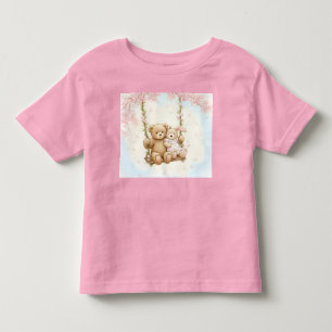 Camiseta Infantil Cubo Urso e Coelho no Swing
