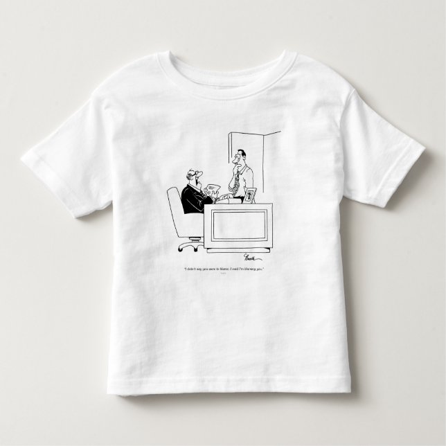 Camiseta Infantil Culpa do escritório (Frente)