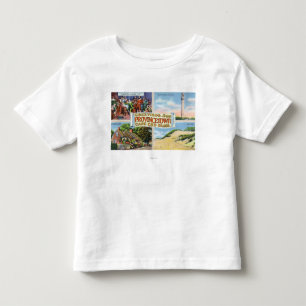 Camiseta Infantil Cumprimentos com das cenas cénicos