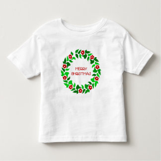 Camiseta Infantil Cumprimentos da grinalda - t-shirt da criança