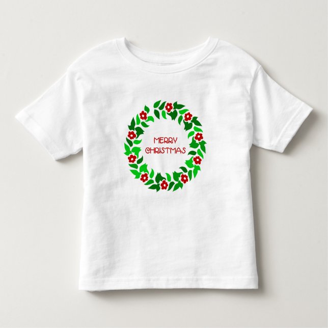 Camiseta Infantil Cumprimentos da grinalda - t-shirt da criança (Frente)