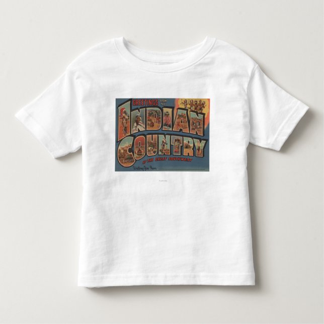 Camiseta Infantil Cumprimentos do país indiano do sudoeste (Frente)