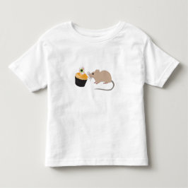 Camiseta Infantil Cupcake de Olho de Halloween