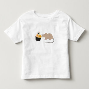 Camiseta Infantil Cupcake de Olho de Halloween