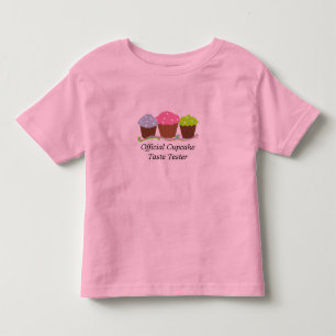 Camiseta Infantil Cupcakes - verificador do gosto