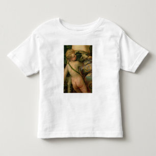 Camiseta Infantil Cupido, detalhe de Venus e Adonis, 1580