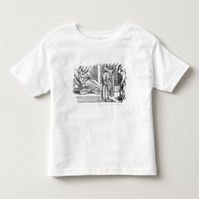 Camiseta Infantil Cura com a intercessão de uma cura (Frente)