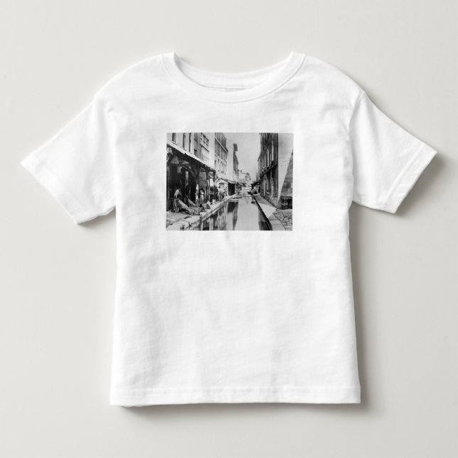 Camiseta Infantil Curso do Bievre em Paris (Frente)