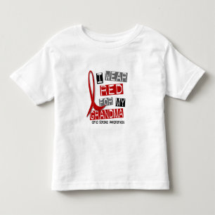 Camiseta Infantil Curso EU VISTO o VERMELHO PARA MINHA AVÓ 37