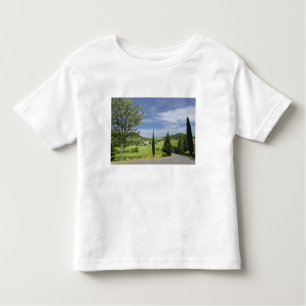 Camiseta Infantil Curvagem por estrada nacional entre ciprestes