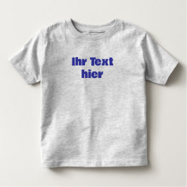 Camiseta Infantil Custom Kleinkind T-shirt  mit Text