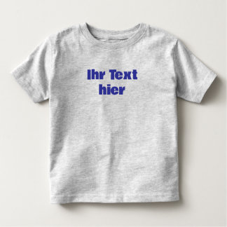 Camiseta Infantil Custom Kleinkind T-shirt mit Text