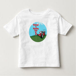 Camiseta Infantil Custom Lawn Mower Birthday