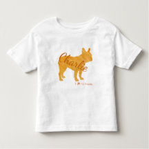 Customizable French Bulldog Pastel Orange Frenchie
