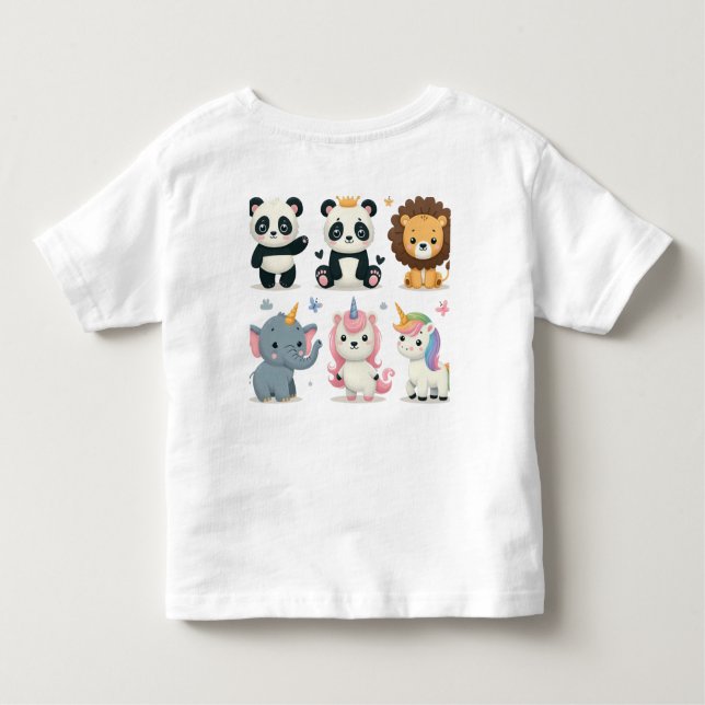 Camiseta Infantil Cuta e Whimsical (Verso)