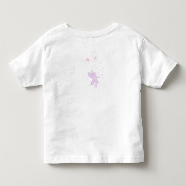 Camiseta Infantil Cute and Crushing Goals Toddler T‑Shirt (Verso)