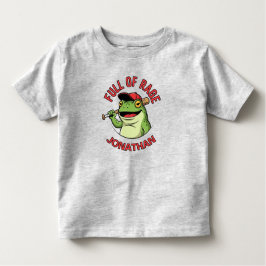 Camiseta Infantil Cute Angry Frog