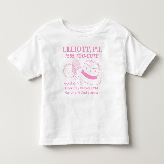 Camiseta Infantil Cute Baby P.I. Personalizável (Frente)