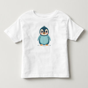 Camiseta Infantil Cute Baby Penguin Toddler T-Shirt